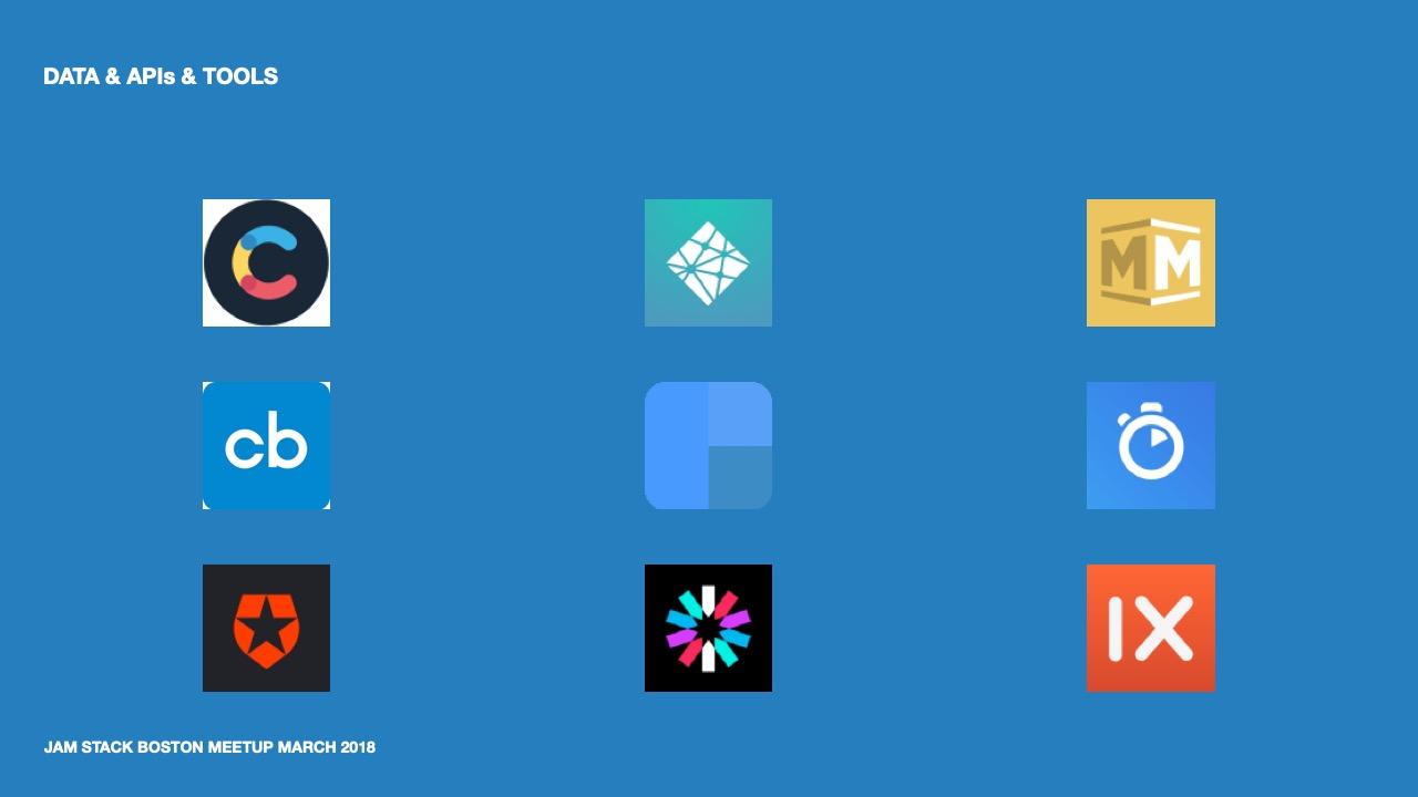 Jamstack Boston Meetup SIL March 2018